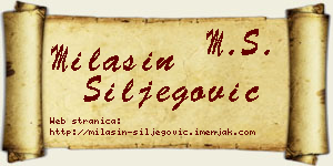 Milašin Šiljegović vizit kartica